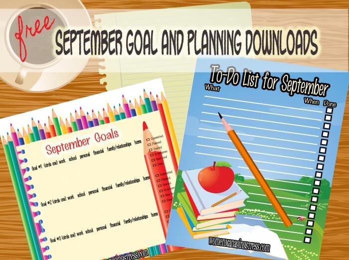 September Goals Download